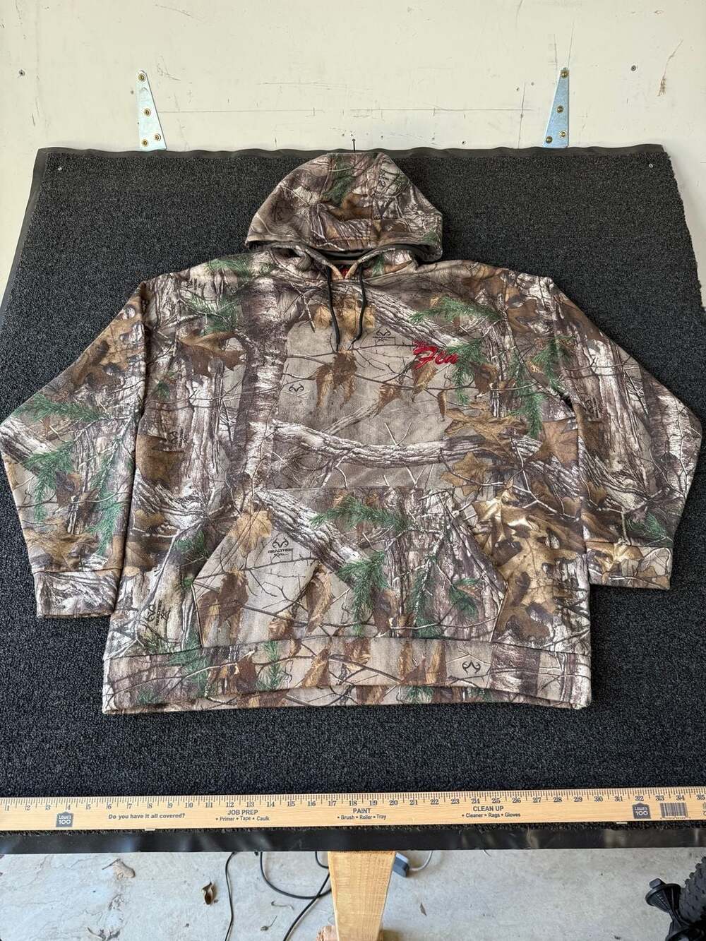 Fin Feather Fur Outfitters Realtree Xtra Camo Pullover Hoodie Size 2XL